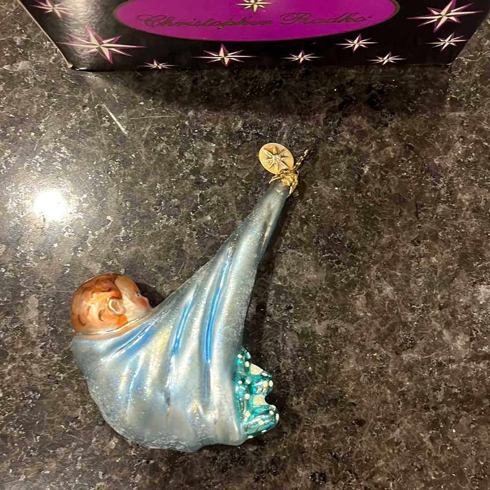 Christopher Radko Baby Boy Ornament